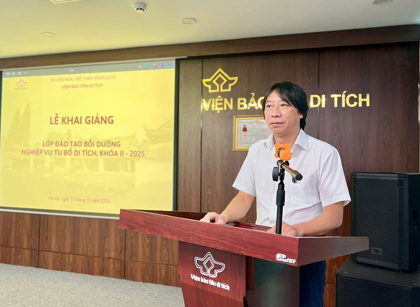 Viện Bảo tồn di tích tăng cường liên kết đào tạo, bồi dưỡng nghiệp vụ tu bổ di tích